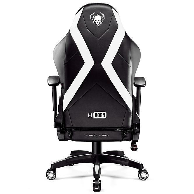 Gamer szék Normal Diablo X-Horn 2.0 fekete/fehér