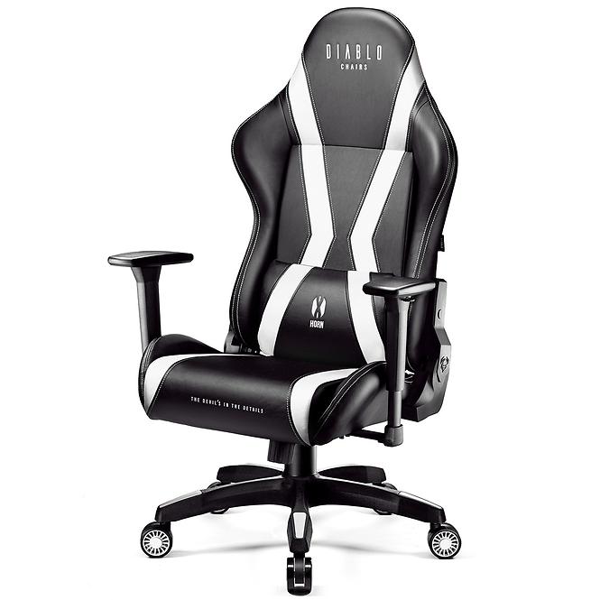 Gamer szék Normal Diablo X-Horn 2.0 fekete/fehér