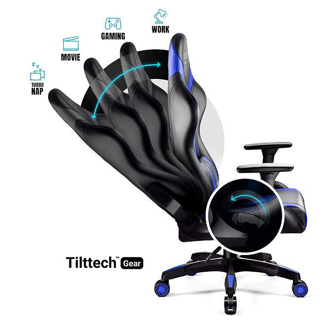 Gamer szék Normal Diablo X-Horn 2.0 fekete/kék