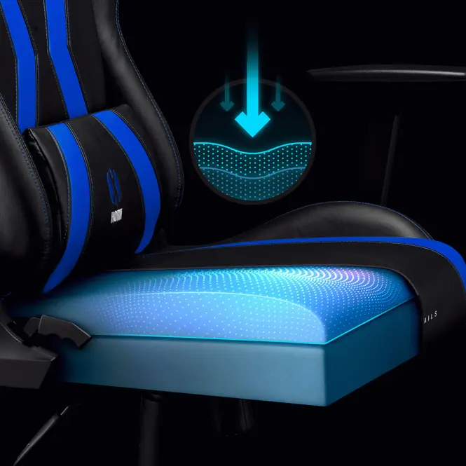 Gamer szék Normal Diablo X-Horn 2.0 fekete/kék