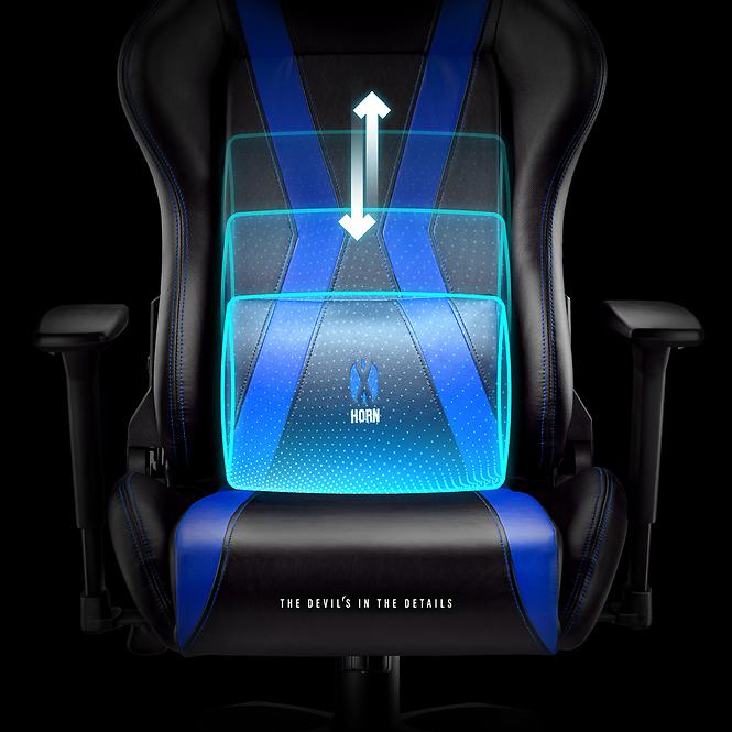 Gamer szék Normal Diablo X-Horn 2.0 fekete/kék