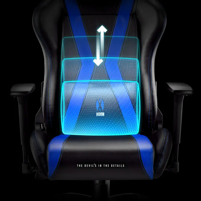 Gamer szék Normal Diablo X-Horn 2.0 fekete/kék,15