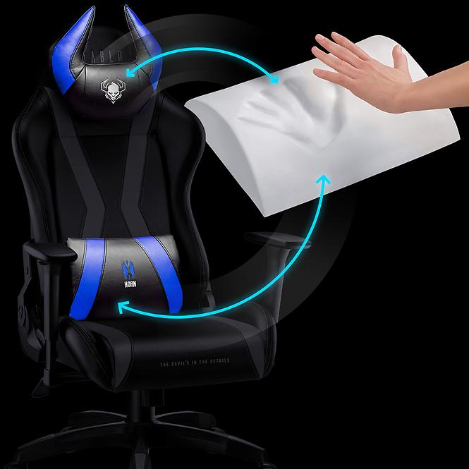 Gamer szék Normal Diablo X-Horn 2.0 fekete/kék