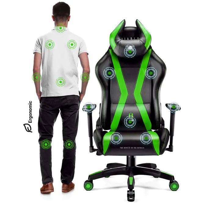 Gamer szék Normal Diablo X-Horn 2.0 fekete/antracit,8