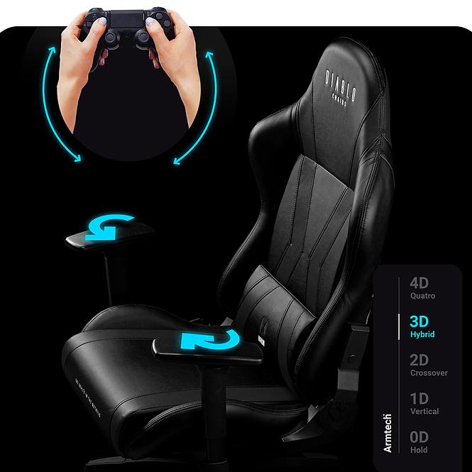 Gamer szék Normal Diablo X-Horn 2.0 fekete