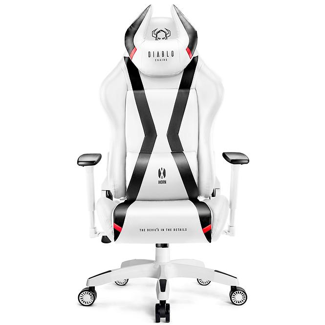 Gamer szék Normal Diablo X-Horn 2.0 fehér/fekete