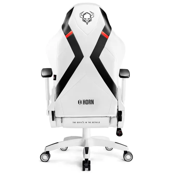 Gamer szék Normal Diablo X-Horn 2.0 fehér/fekete,4