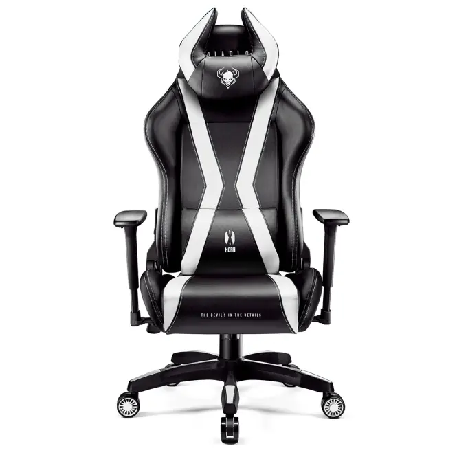 Gamer szék King Diablo X-Horn 2.0 fekete/fehér,2