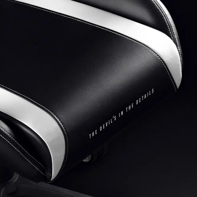 Gamer szék King Diablo X-Horn 2.0 fekete/fehér