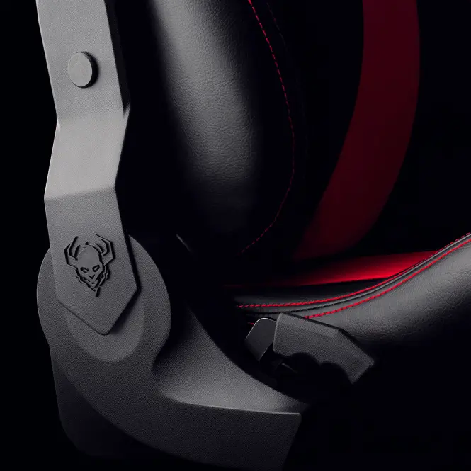 Gamer szék King Diablo X-Horn 2.0 fekete/piros,9
