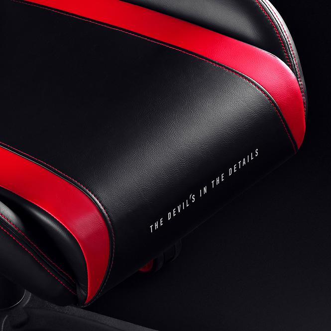 Gamer szék King Diablo X-Horn 2.0 fekete/piros