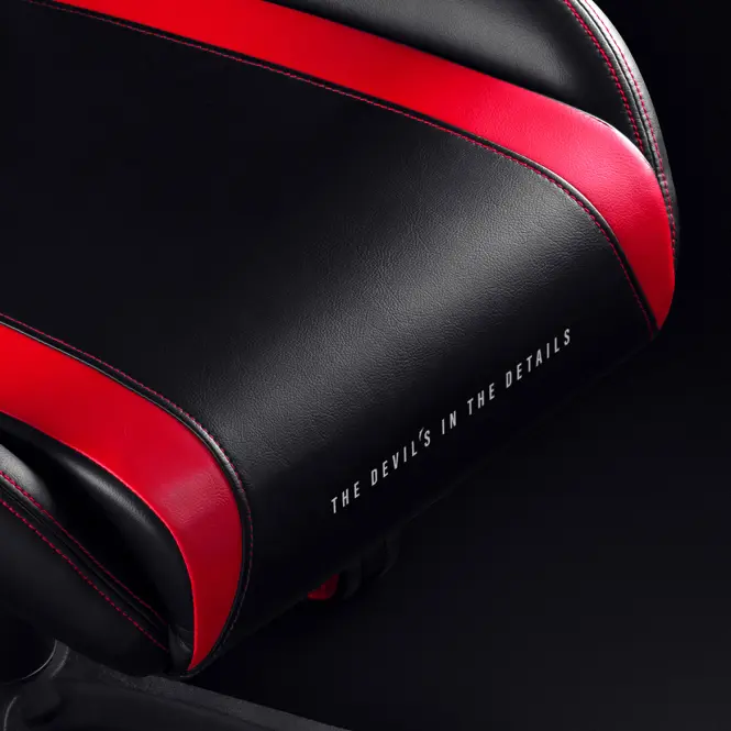 Gamer szék King Diablo X-Horn 2.0 fekete/piros,10