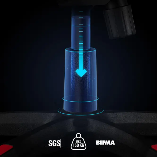 Gamer szék King Diablo X-Horn 2.0 fekete/piros,16