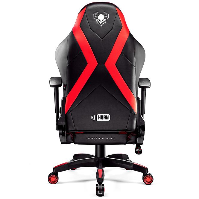 Gamer szék King Diablo X-Horn 2.0 fekete/piros