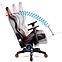 Gamer szék King Diablo X-Horn 2.0 fekete/piros,6