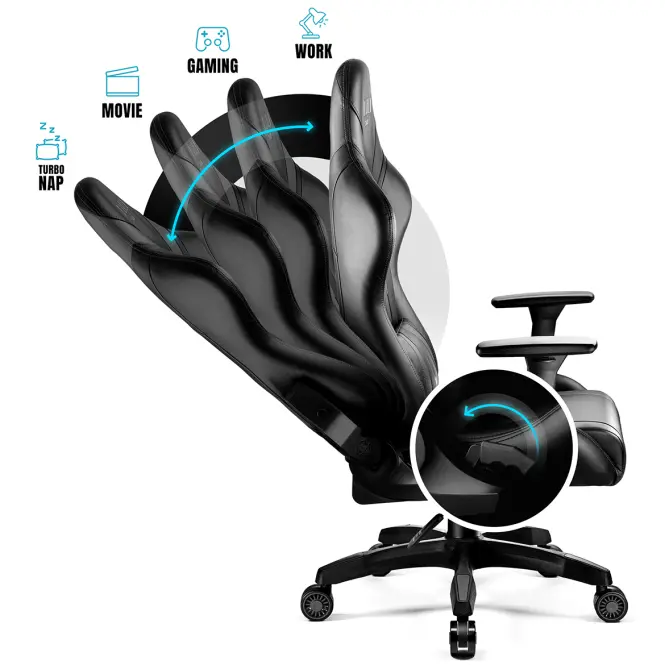Gamer szék King Diablo X-Horn 2.0 fekete,7