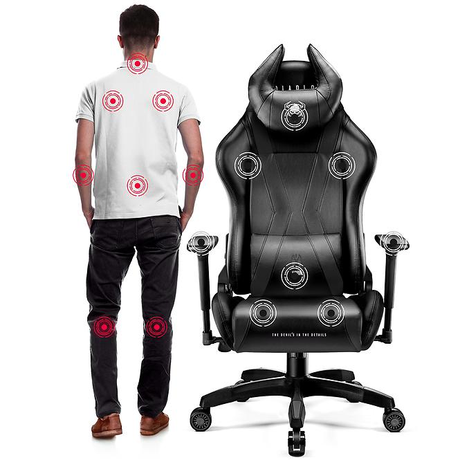 Gamer szék King Diablo X-Horn 2.0 fekete
