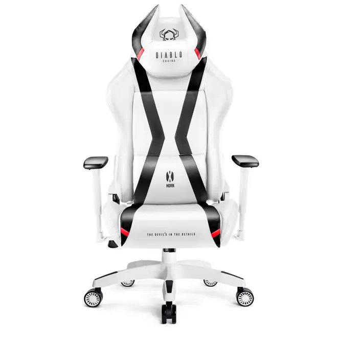 Gamer szék King Diablo X-Horn 2.0 fehér/fekete,2
