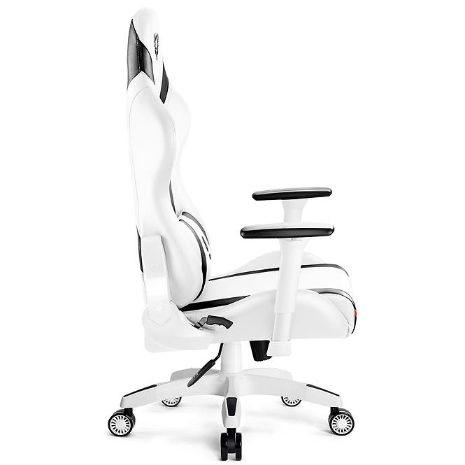 Gamer szék King Diablo X-Horn 2.0 fehér/fekete