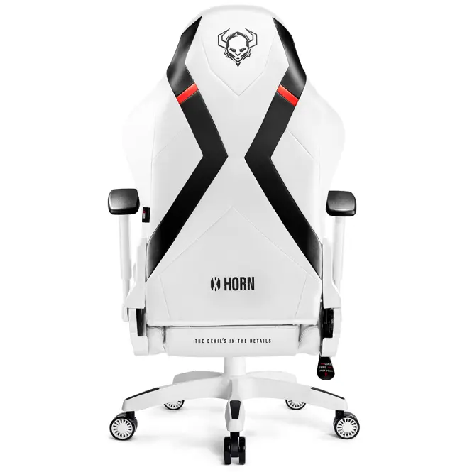 Gamer szék King Diablo X-Horn 2.0 fehér/fekete,4