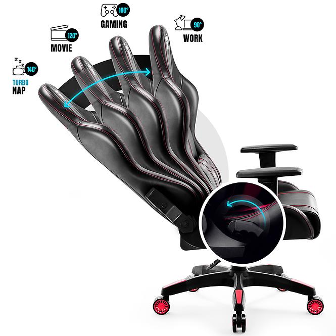 Gamer szék gyerekeknek Diablo X-One 2.0 fekete/piros