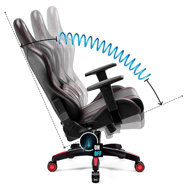 Gamer szék gyerekeknek Diablo X-One 2.0 fekete/piros