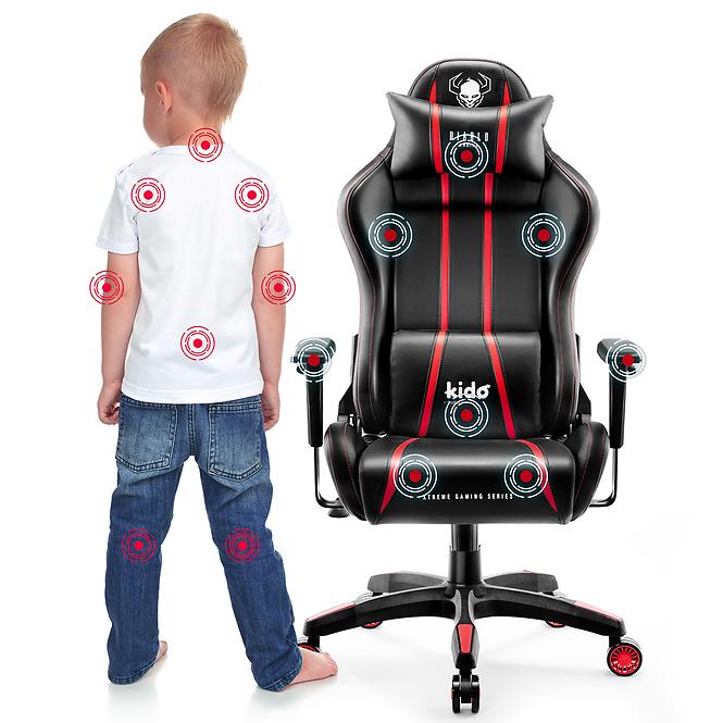 Gamer szék gyerekeknek Diablo X-One 2.0 fekete/piros