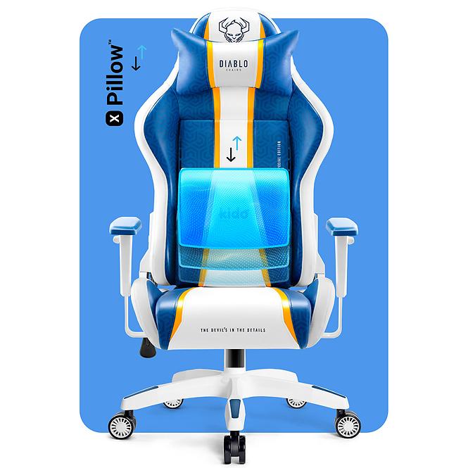 Gamer szék gyerekeknek Diablo X-One 2.0 aqua blue