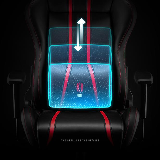 Gamer szék Normal Diablo X-One 2.0 fekete/piros
