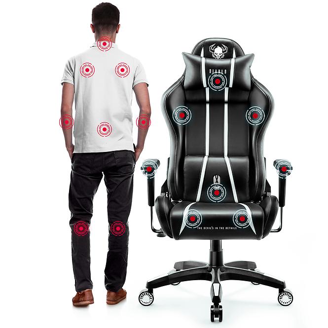 Gamer szék Normal Diablo X-One 2.0 fekete/fehér