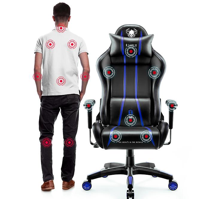 Gamer szék Normal Diablo X-One 2.0 fekete/kék