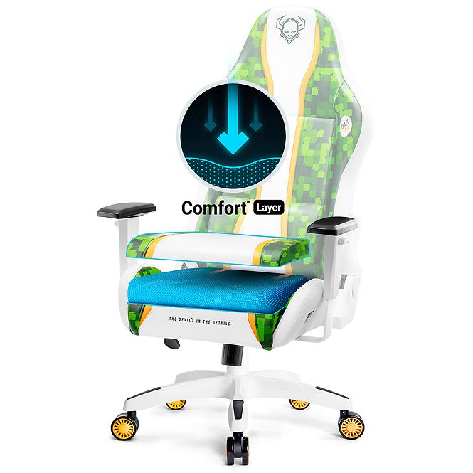 Gamer szék Normal Diablo X-One 2.0 fehér/antracit,8
