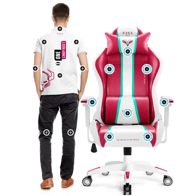 Gamer szék Normal Diablo X-One 2.0 candy/rose,10