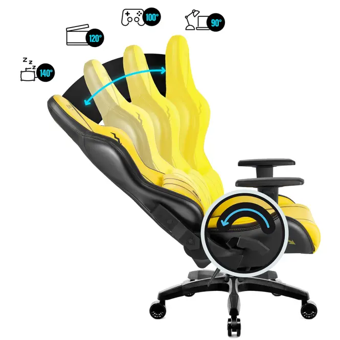 Gamer szék Normal Diablo X-One 2.0 electric yellow