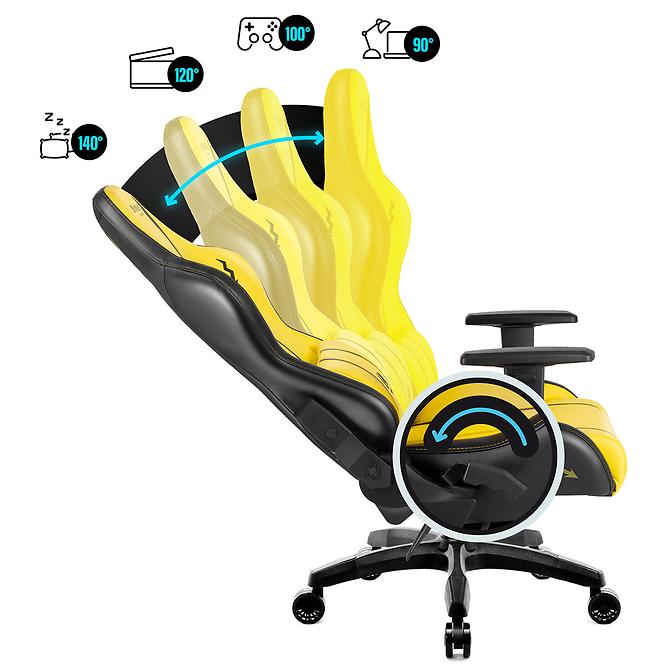 Gamer szék Normal Diablo X-One 2.0 electric yellow