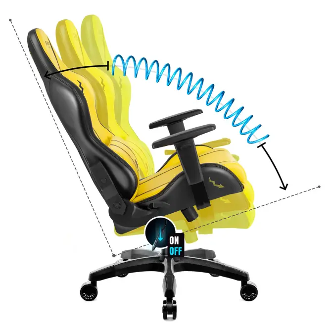 Gamer szék Normal Diablo X-One 2.0 electric yellow,7