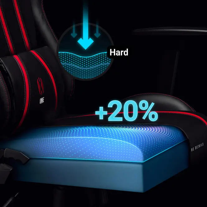 Gamer szék King Diablo X-One 2.0 fekete/piros,9