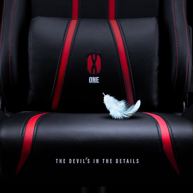 Gamer szék King Diablo X-One 2.0 fekete/piros