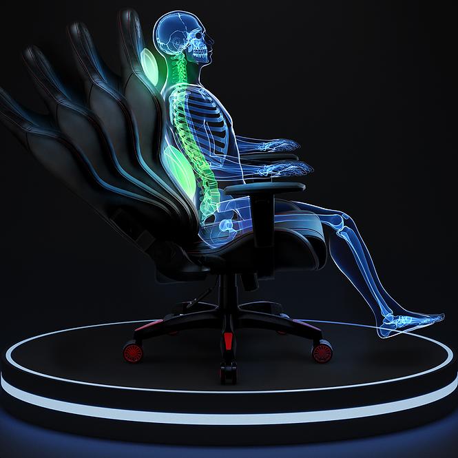 Gamer szék King Diablo X-One 2.0 fekete/piros