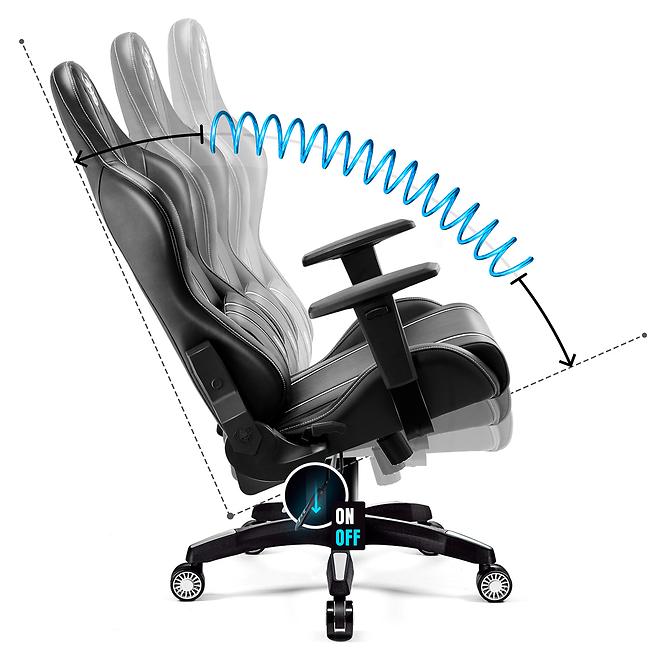 Gamer szék King Diablo X-One 2.0 fekete/fehér