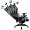 Gamer szék King Diablo X-One 2.0 fekete/fehér,7