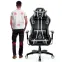 Gamer szék King Diablo X-One 2.0 fekete/fehér,8
