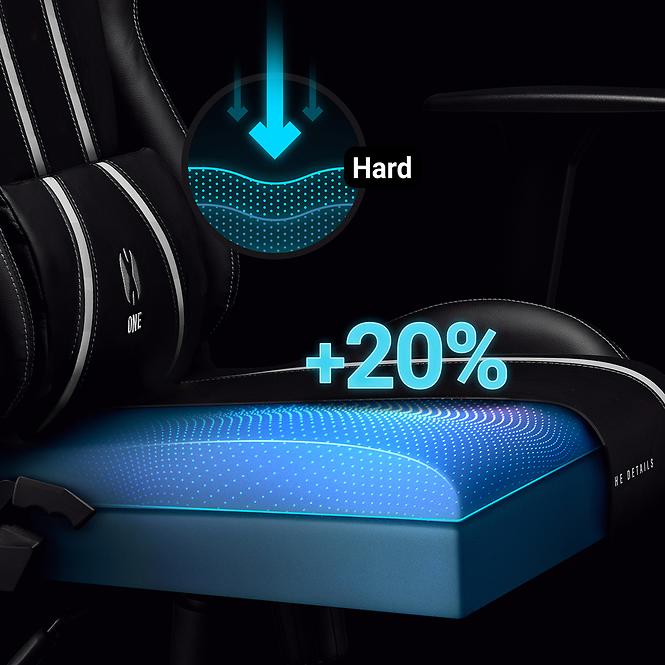 Gamer szék King Diablo X-One 2.0 fekete/fehér