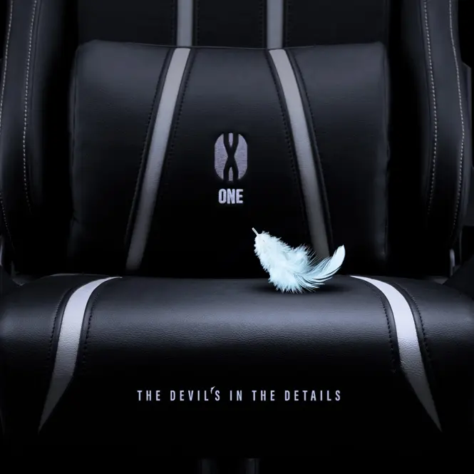 Gamer szék King Diablo X-One 2.0 fekete/fehér,10