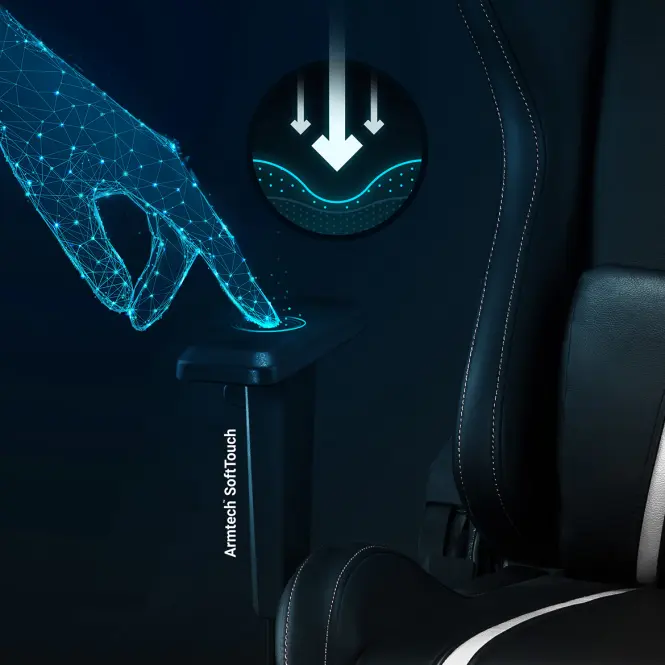 Gamer szék King Diablo X-One 2.0 fekete/fehér,12