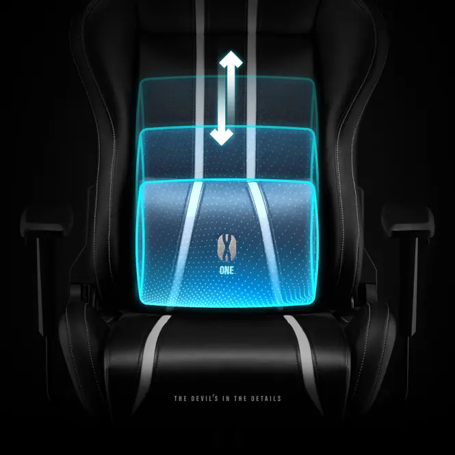 Gamer szék King Diablo X-One 2.0 fekete/fehér,15