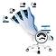 Gamer szék King Diablo X-One 2.0 aqua blue,6