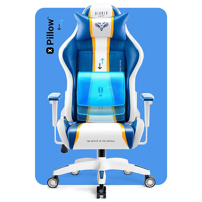 Gamer szék King Diablo X-One 2.0 aqua blue