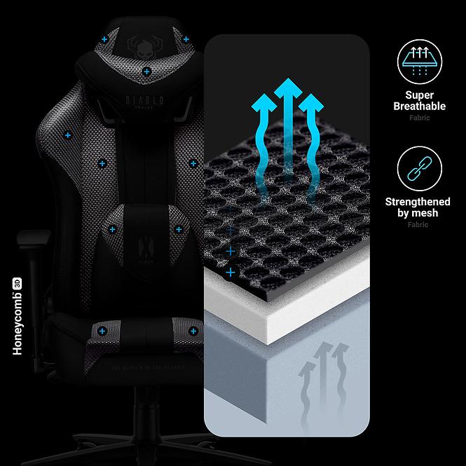 Gamer szék Normal Diablo X-Player 2.0 fekete