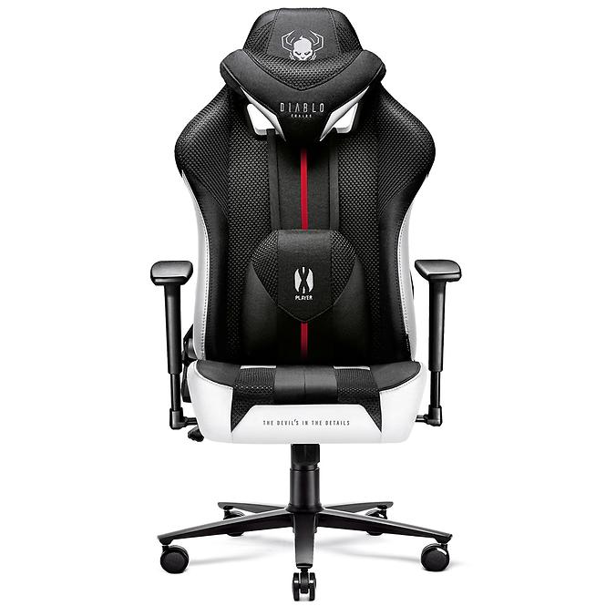 Gamer szék Normal Diablo X-Player 2.0 fehér/fekete